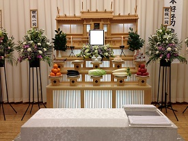 堺市斎場 葬儀 親族10名 神式