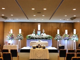 堺市立斎場第三式場で家族葬の実例