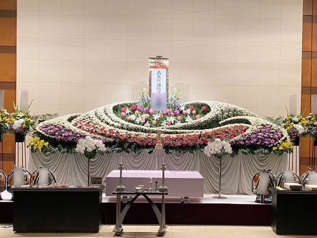 生花祭壇