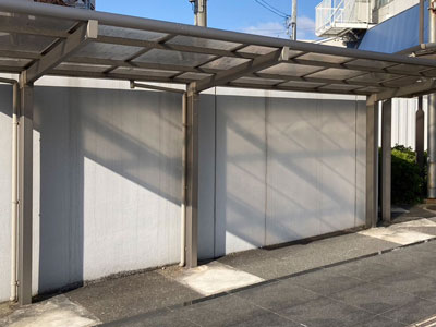 大阪市立鶴見斎場 駐輪場