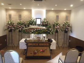 北斎場での葬儀・家族葬事例