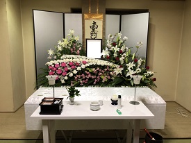 北斎場での葬儀・家族葬事例