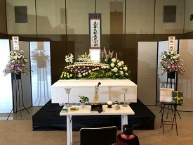 北斎場での葬儀・家族葬事例
