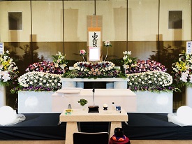 北斎場での葬儀・家族葬事例