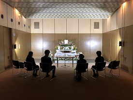 北斎場での葬儀・家族葬事例