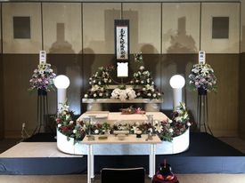 北斎場での葬儀・家族葬事例
