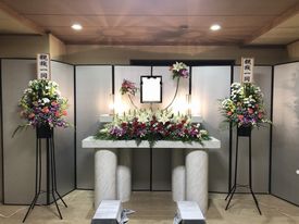 北斎場での葬儀・家族葬事例