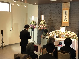 堺市立斎場での葬儀・家族葬事例