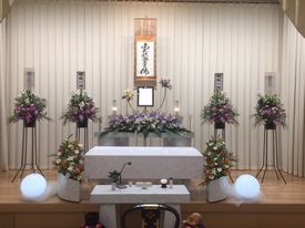 堺市立斎場での葬儀・家族葬事例