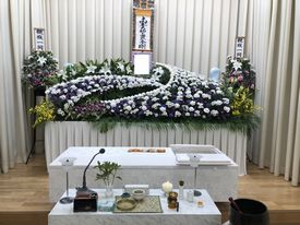 堺市立斎場での葬儀・家族葬事例