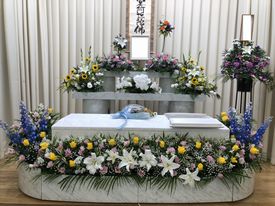 堺市立斎場での葬儀・家族葬事例