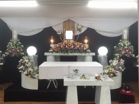 堺市立斎場での葬儀・家族葬事例