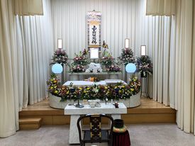 堺市立斎場での葬儀・家族葬事例