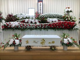 堺市立斎場での葬儀・家族葬事例