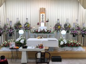 堺市立斎場での葬儀・家族葬事例