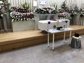 堺市立斎場での葬儀・家族葬事例