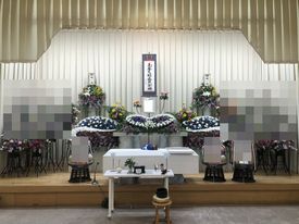 堺市立斎場での葬儀・家族葬事例