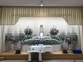 堺市立斎場での葬儀・家族葬事例