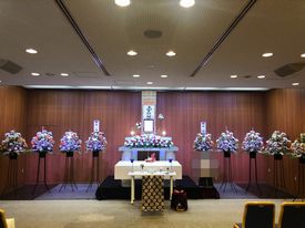 大阪市立鶴見斎場での葬儀・家族葬事例