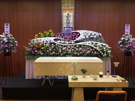 大阪市立鶴見斎場,お葬式事例その２
