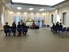 瓜破斎場,お葬式事例その３１その２