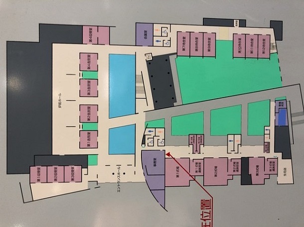 堺市斎場 1階平面図